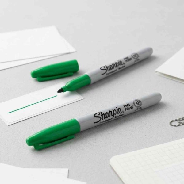 MARCADOR-PERMANENTE-SHARPIE-PUNTO-FINO-VERDE_M042-158_14 MARCADOR PERMANENTE SHARPIE PUNTO FINO INDIVIDUAL