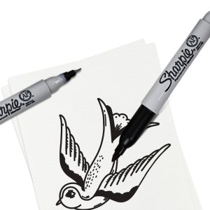 MARCADOR-PERMANENTE-SHARPIE-TWIN-TIP-NEGRO_M042-403_1-4 MARCADOR PERMANENTE SHARPIE DOBLE PUNTA INDIVIDUAL