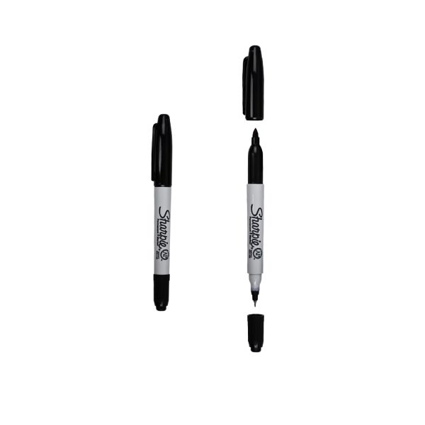 MARCADOR PERMANENTE SHARPIE DOBLE PUNTA INDIVIDUAL