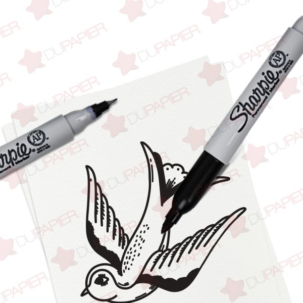 MARCADOR PERMANENTE SHARPIE DOBLE PUNTA INDIVIDUAL