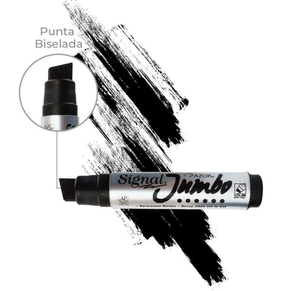 MARCADOR-PERMANENTE-SIGNAL-JUMBO-NEGRO-43010NE_M042-458_13 MARCADOR PERMANENTE SIGNAL JUMBO NEGRO 43010NE