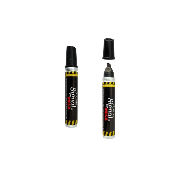 MARCADOR PERMANENTE SIGNAL MEGA NEGRO RELLENABLE 1500NE
