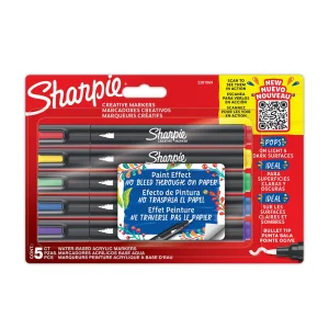 MARCADOR SHARPIE PUNTA BALA COLORES SURTIDOS CON 5 PIEZAS