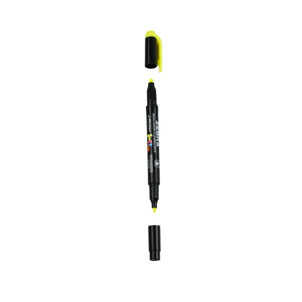 MARCATEXTOS ZEBRA J-ROLLER HL RESALTADOR DUO PAQUETE CON 6 PIEZAS