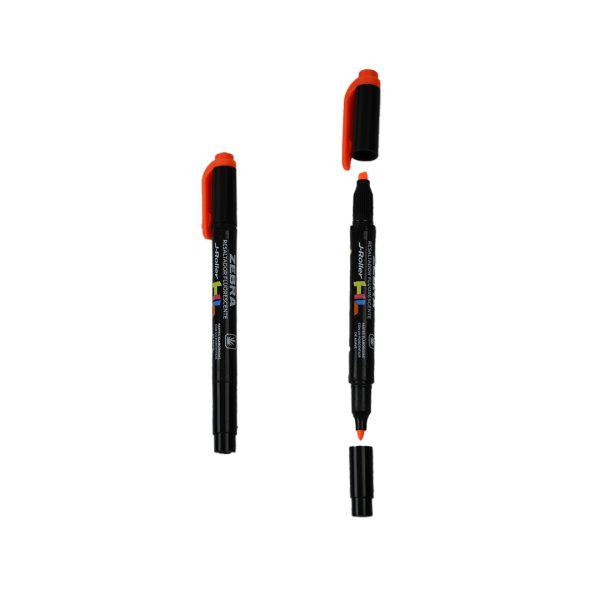 MARCATEXTOS ZEBRA J-ROLLER HL RESALTADOR DUO PAQUETE CON 6 PIEZAS