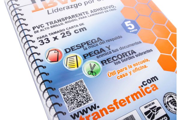 MICA AUTOADHERIBLE CARTA 33 X 25 CM 10 51BCB PAQUETE CON 10 PZS