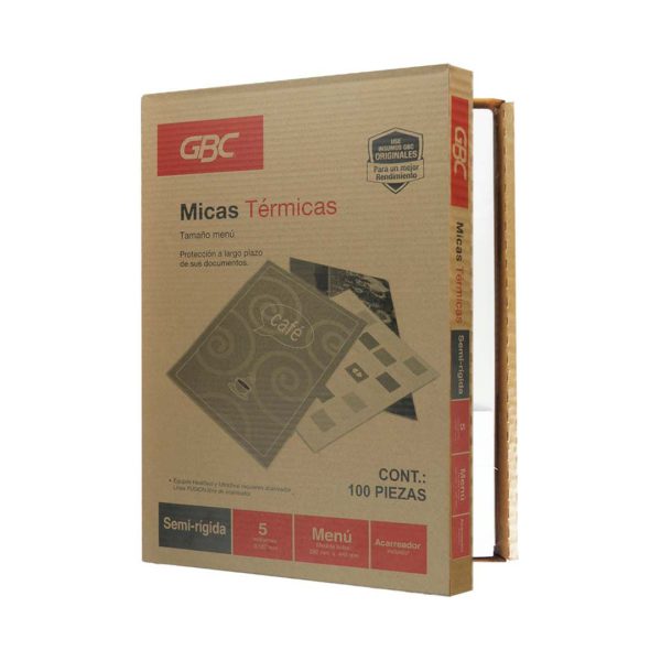 MICA TERMICA 5 MILESIMAS DOBLE CARTA M130248 CON 100 PZS
