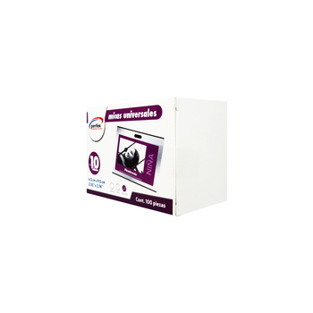 MICA TERMICA 10 MILESIMAS 6.5 X 9.5 CM CON 100 PZS