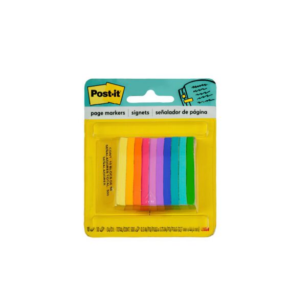 MINI-BANDERITAS-MARCAPAGINAS-POST-IT-5-X1-75-CM-670-10AB_B090-220_11 MINI BANDERITAS MARCAPÁGINAS POST-IT 5 X1.75 CM 670-10AB