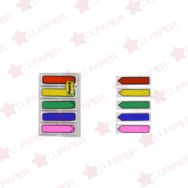 MINIBANDERITAS COLORES PRIMARIOS 0.47X1.7 CM 684-ARR1 5 BLOCKS CON 20 PIEZAS