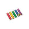 MINIBANDERITAS COLORES PRIMARIOS 0.47X1.7 CM 684-ARR1 5 BLOCKS CON 20 PIEZAS