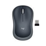 MOUSE INALAMBRICO LOGITECH M185 USB-OPT NEGRO CON GRIS