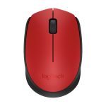 MOUSE LOGITECH M170 ÓPTICO INALAMBRICO ROJO