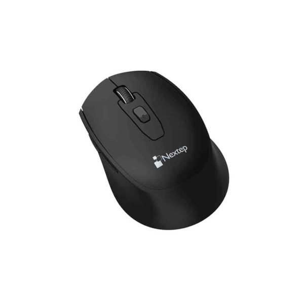 MOUSE NEXTEP INALÁMBRICO ERGÓNOMICO USB 1600 DPI BATERÍA INCLUIDA COLOR NEGRO