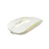 MOUSE NEXTEP INALÁMBRICO RECARGABLE DELGADO/SILENCIOSO RGB 1600 DPI COLOR BLANCO