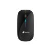 MOUSE NEXTEP INALÁMBRICO RECARGABLE DELGADO/SILENCIOSO RGB 1600 DPI COLOR NEGRO