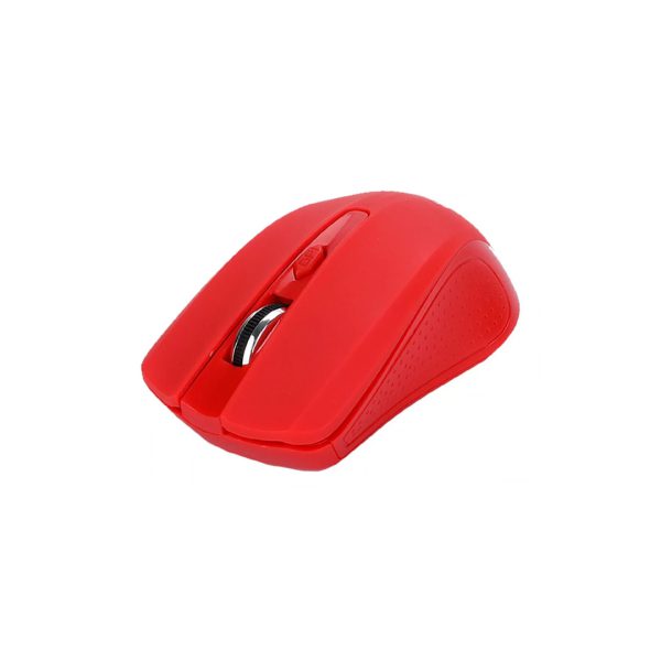 MOUSE NEXTEP INALÁMBRICO USB COLOR ROJO 1600 DPI BATERÍAS INCLUIDAS