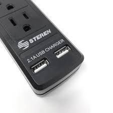 MULTICONTACTO DE 6 SALIDAS VERTICALES Y DOBLE CARGADOR USB 905-3005