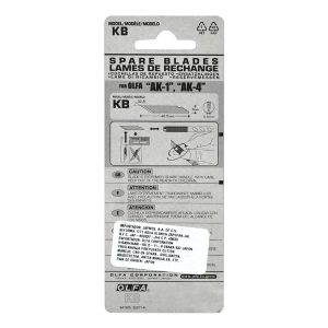 NAVAJA P/EXACTO KB-25  6 MM PAQUETE CON 25 PZS