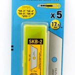 NAVAJA PARA CUTTER 17.5 MM SKB-2 PAQUETE CON 5 PZS