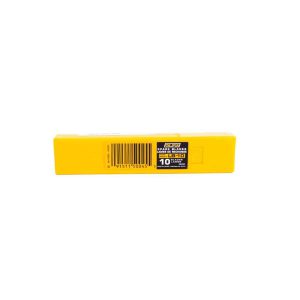 NAVAJA PARA CUTTER LB-10 ANCHA 18MM PAQUETE CON 10 PZS