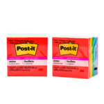 NOTAS ADHESIVAS POST-IT 654-5SSAN GLOW 76X76 MM CON 5 PIEZAS DE 90 HOJAS