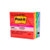 NOTAS ADHESIVAS POST-IT 654-5SSAN GLOW 76X76 MM CON 5 PIEZAS DE 90 HOJAS