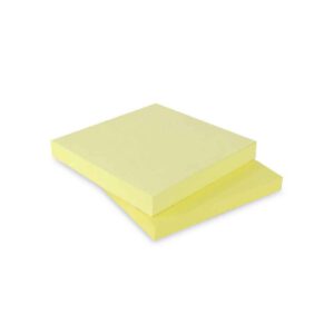 NOTAS ADHESIVAS POST-IT AMARILLO 654 7.6X7.6CM. 100 HOJAS