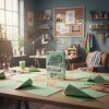 PAPEL BOND VERDE CARTA PAQUETE CON 500 HOJAS 75 GRS