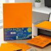 PAPEL-BRIGHT-TAMANO-CARTA-NARANJA-CON-100-HOJAS_P080-148_4-2 PAPEL CARTA SUPRA BRIGHT PAQUETE CON 100 HOJAS