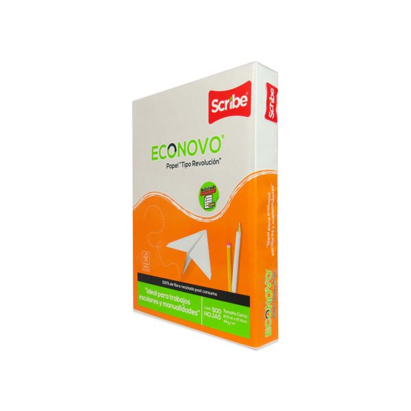PAPEL-REVOLUCION-TAMANO-CARTA-CON-500-HOJAS_P385-009_1-2 PAPEL REVOLUCION SCRIBE ECONOVO TAMAÑO CARTA CON 500 HOJAS