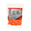 PAQUETE DE TAPONES AUDITIVOS DESECHABLES 80 PARES COLOR NARANJA 3M