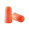 PAQUETE DE TAPONES AUDITIVOS DESECHABLES 80 PARES COLOR NARANJA 3M