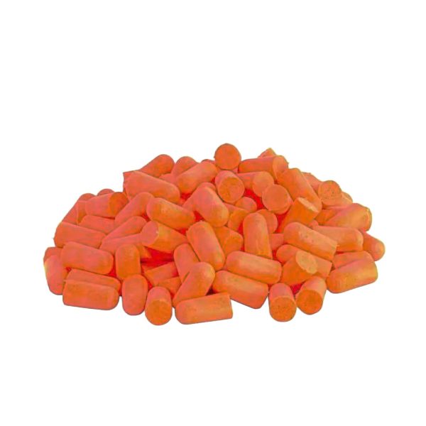 PAQUETE DE TAPONES AUDITIVOS DESECHABLES 80 PARES COLOR NARANJA 3M