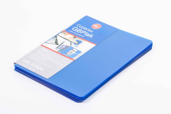 PASTA GBPLAK CARTA AZUL REY RAYADA TRANSPARENTE P3551 CON 25 JUEGOS