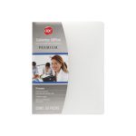 PASTA PREMIUM CARTA LISO TRANSPARENTE P3543 CON 25 JUEGO