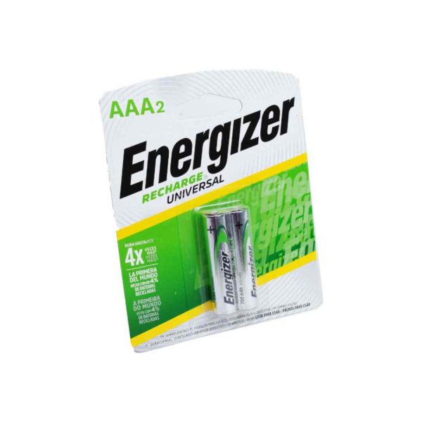 PILA RECARGABLE AAA BLISTER CON 2 PZS