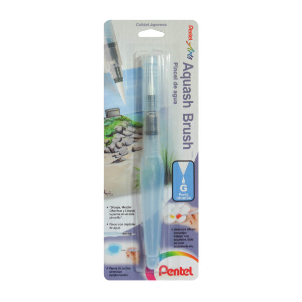 PINCEL PUNTA GRUESA AQUASH BRUSH  CON DEPÓSITO DE AGUA