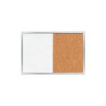 PIZARRON MIXTO BLANCO Y CORCHO .45 X .60 CM