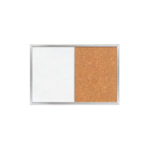 PIZARRON MIXTO BLANCO Y CORCHO .45 X .60 CM