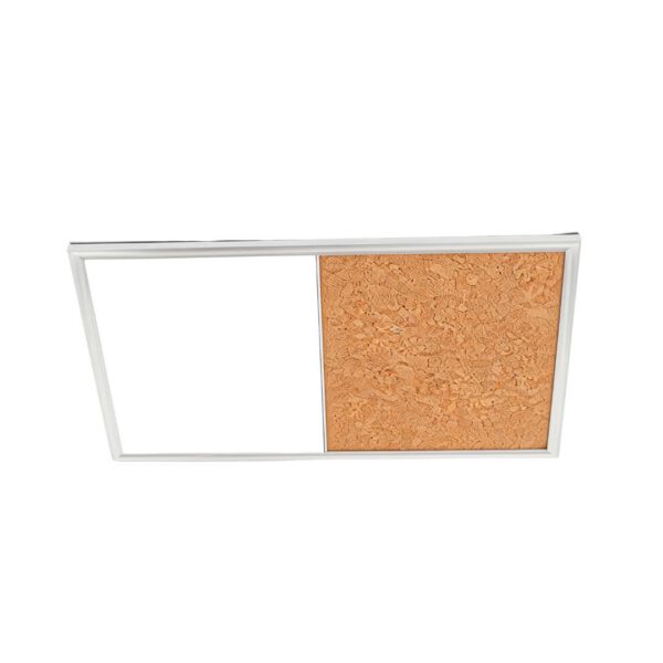 PIZARRON MIXTO BLANCO Y CORCHO .45 X .60 CM