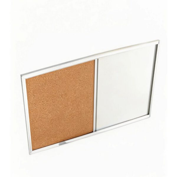 PIZARRON MIXTO BLANCO Y CORCHO .90 CM X1.50 M