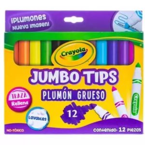 PLUMON-LAVABLE-JUMBO-CON-12-PIEZAS-580808-COLORES-SURTIDOS_P579-068_1-1 PLUMON LAVABLE JUMBO CON 12 PIEZAS 580808 COLORES SURTIDOS