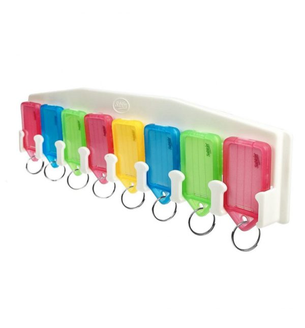 PORTA-LLAVEROS-BLANCO-CON-8-LLAVEROS-IDENTIFICADORES_E999-175_2 PORTA LLAVEROS BLANCO CON 8 LLAVEROS IDENTIFICADORES