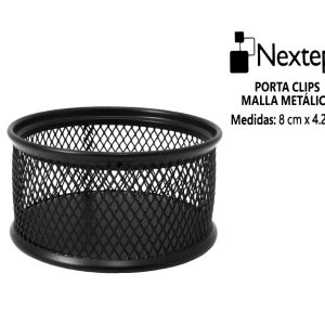 PORTACLIP-DE-MALLA-NEGRO-NEXTEP_P585-041_1-1 PORTACLIP DE MALLA NEGRO NEXTEP