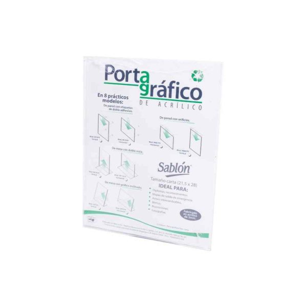 PORTAGRAFICOS ACRILICO CARTA VERTICAL 9974PV