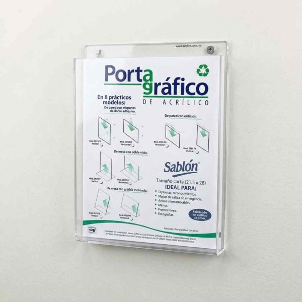 PORTAGRAFICOS ACRILICO CARTA VERTICAL 9974PV