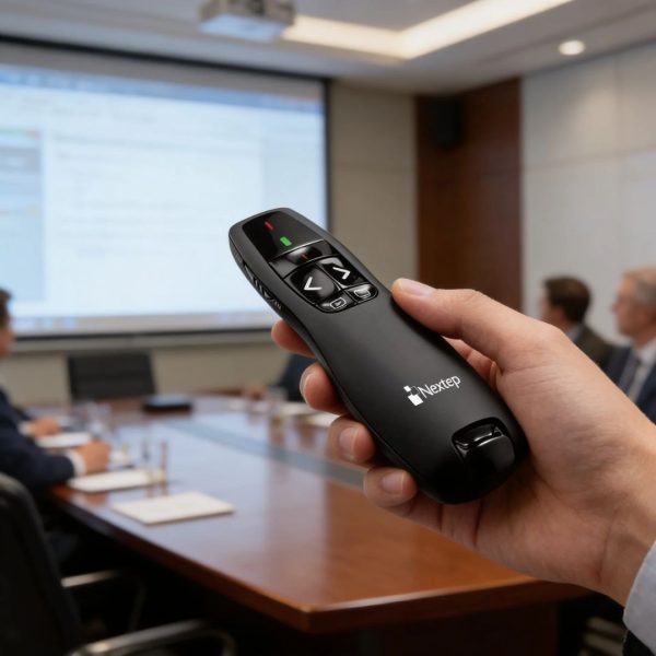 PRESENTADOR INALAMBRICO NEXTEP NE-420 NEGRO CON APUNTADOR LASER
