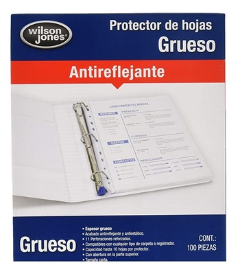 PROTECTOR-DE-HOJAS-GRUESO-CARTA-ANTIRREFLEJANTE-P0571-PAQUETE-CON-100-PZAS_M055-123 PROTECTOR DE HOJAS GRUESO CARTA ANTIRREFLEJANTE P0571 PAQUETE CON 100 PZAS