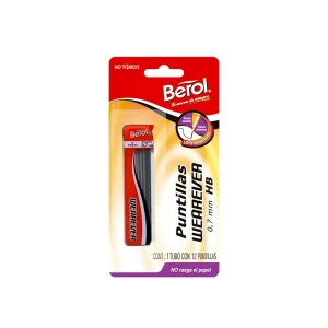 PUNTILLAS 0.7MM HB 1 TUBO CON 12 PIEZAS